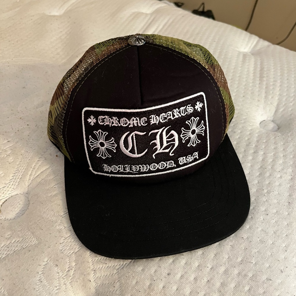 Chrome Hearts Black and Camo Hat